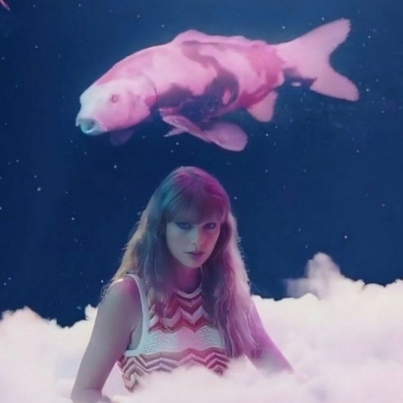 Taylor Swift Lavendar Haze Handmade Koi Earrings - Picture 5 of 5